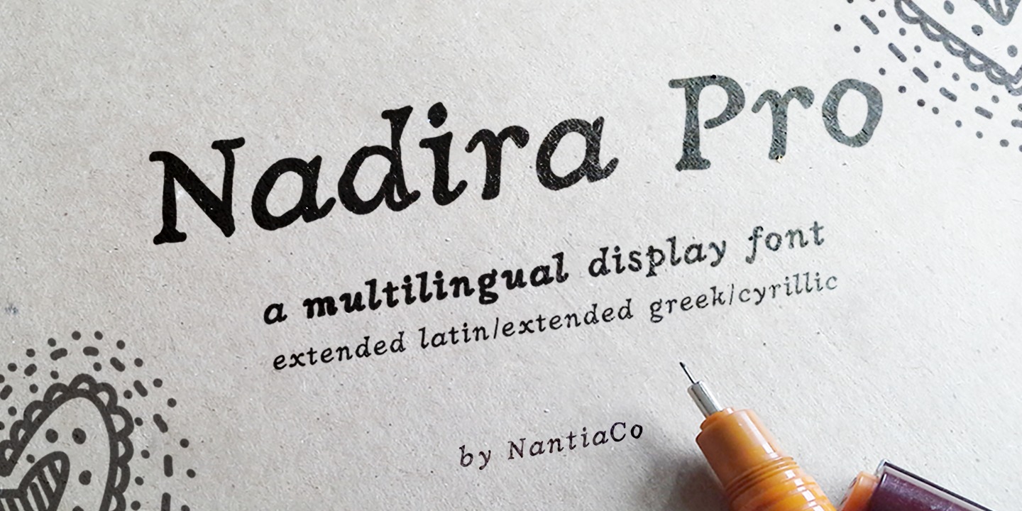 Шрифт Nadira Pro